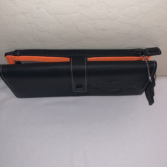 HARLEY-DAVIDSON BRAND NEW TRI-FOLD ORGANIZER WALLET - Picture 5 of 13